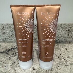 Two (2) Nu Skin Sunright Insta Glow Tinted Self-Tanning Gel. Exp 01/2028